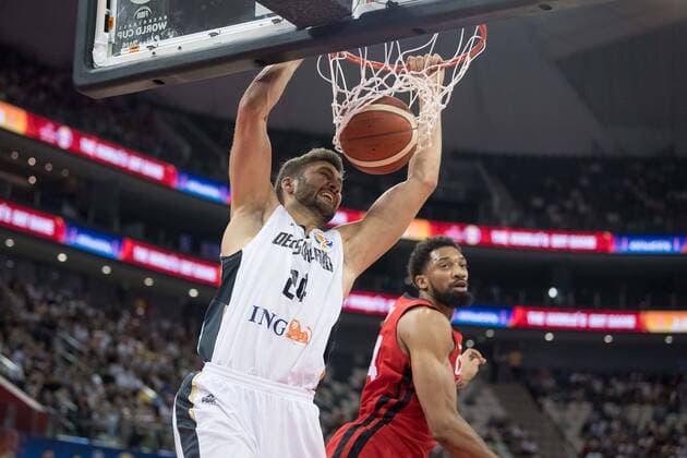 Basketball Shanghai 09.09.2019 FIBA Basketball Weltmeisterschaften World Cup WM Weltmeisterschaft Deutschland (GER) - Kanada (CAN) Maximilian Kleber (Deutschland, No.24)