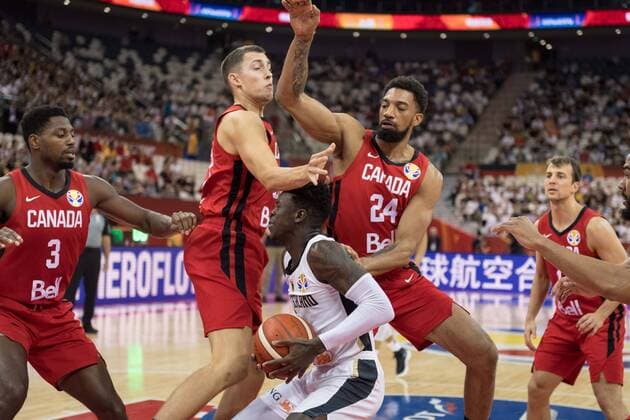 Basketball Shanghai 09.09.2019 FIBA Basketball Weltmeisterschaften World Cup WM Weltmeisterschaft Deutschland (GER) - Kanada (CAN) Dennis Schröder Schroeder (Deutschland, No.17) Schröder Schroder
