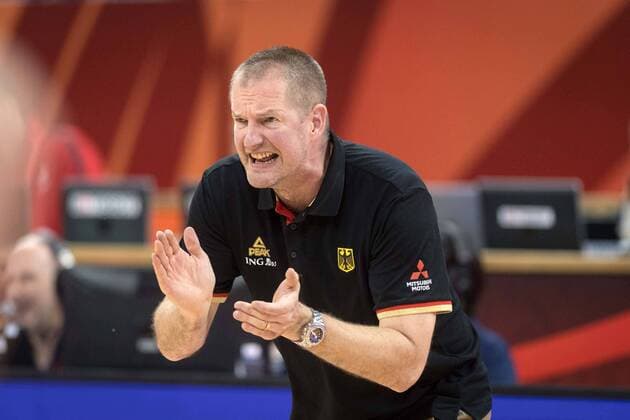 Basketball Shanghai 09.09.2019 FIBA Basketball Weltmeisterschaften World Cup WM Weltmeisterschaft Deutschland (GER) - Kanada (CAN) Henrik Rödl (Deutschland, Bundestrainer) Rodl Roedl