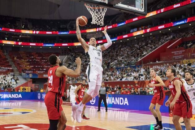 Basketball Shanghai 09.09.2019 FIBA Basketball Weltmeisterschaften World Cup WM Weltmeisterschaft Deutschland (GER) - Kanada (CAN) Daniel Theis (Deutschland, No.10)