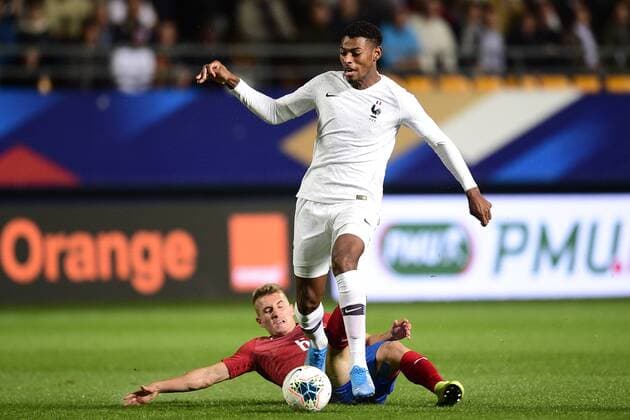 Fußball, U21 Länderspiel, Frankreich - Tschechien Jeff Reine Adelaide (Fra) vs Michal Sadilek (Rep Tcheq) FOOTBALL : France espoirs vs Republique Tcheque - 09 09 2019 JBAutissier Panoramic 