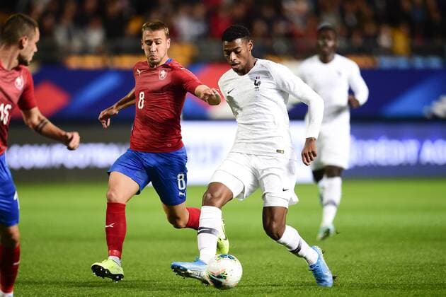 Fußball, U21 Länderspiel, Frankreich - Tschechien Jeff Reine Adelaide (Fra) vs Filip Havelka (Rep Tcheq) FOOTBALL : France espoirs vs Republique Tcheque - 09 09 2019 JBAutissier Panoramic 