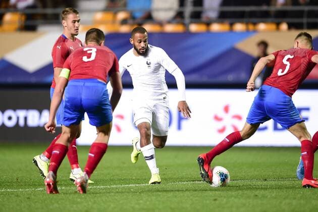 Bryan Mbeumo (Fra) FOOTBALL : France espoirs vs Republique Tcheque - 09 09 2019 JBAutissier Panoramic 