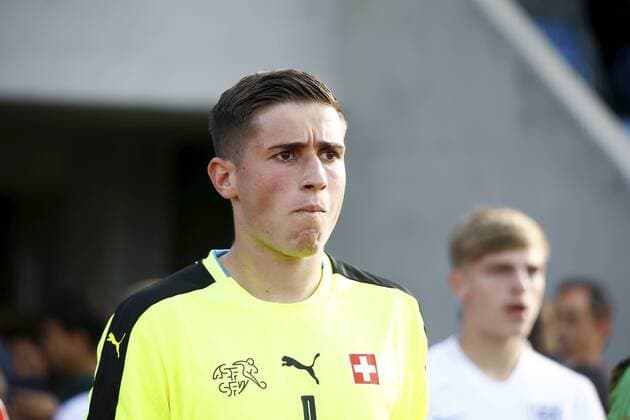 09.09.2019 Basel. Fussball Herren Saison 2019 2020 Laenderspiel U 20 Schweiz - England. Im Bild : Torhueter Amir Saipi (SUI) Aktion Einzelbild