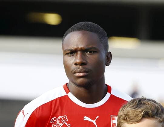 09.09.2019 Basel. Fussball Herren Saison 2019 2020 Laenderspiel U 20 Schweiz - England. Im Bild : Josias Lukembila (SUI) Aktion Einzelbild Portraet