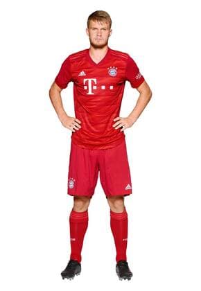 FUSSBALL 1. BUNDESLIGA SAISON 2019 2020 03.09.2018 Fototermin FC Bayern Muenchen: Lars Lukas Mai