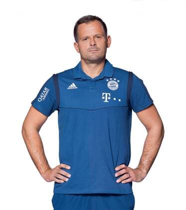 FUSSBALL 1. BUNDESLIGA SAISON 2019 2020 03.09.2018 Fototermin FC Bayern Muenchen: Torwarttrainer Toni Tapalovic
