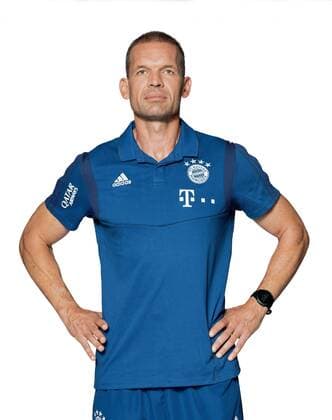 FUSSBALL 1. BUNDESLIGA SAISON 2019 2020 03.09.2018 Fototermin FC Bayern Muenchen: Fitnesstrainer Dr. Holger Broich