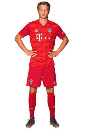 FUSSBALL 1. BUNDESLIGA SAISON 2019 2020 03.09.2018 Fototermin FC Bayern Muenchen: Jann - Fiete Arp