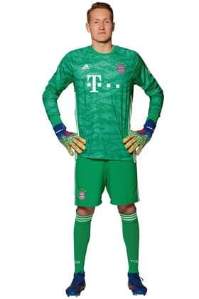 FUSSBALL 1. BUNDESLIGA SAISON 2019 2020 03.09.2018 Fototermin FC Bayern Muenchen: Torwart Ron-Torben Hoffmann