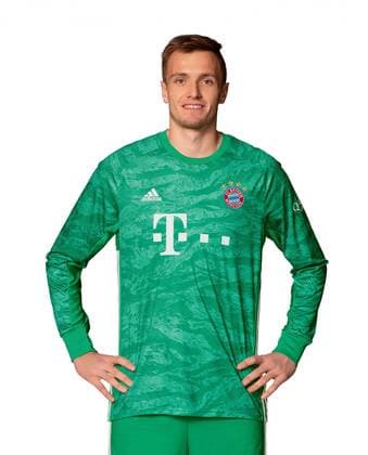 FUSSBALL 1. BUNDESLIGA SAISON 2019 2020 03.09.2018 Fototermin FC Bayern Muenchen: Torwart Christian Fruechtl