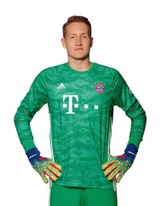 FUSSBALL 1. BUNDESLIGA SAISON 2019 2020 03.09.2018 Fototermin FC Bayern Muenchen: Torwart Ron-Torben Hoffmann
