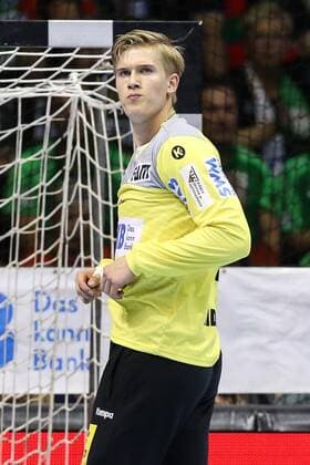 Torwart Tobias Thulin (SC Magdeburg) - Handball Bundesliga Saison 2019-2020 SC Magdeburg vs. THW Kiel in der GETEC Arena in Magdeburg - Einzelbild,Aktion,Handball,MannMänner,Deutschland,07.09.2019