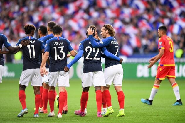 Fußball, EM Quali, Frankreich - Andorra JOIE - 07 ANTOINE GRIEZMANN (FRA) FOOTBALL : France vs Andorre - Qualifications Euro 2020 - 10 09 2019 FEP Panoramic 