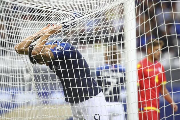 Fußball, EM Quali, Frankreich - Andorra Olivier Giroud (France) decu FOOTBALL : France vs Andorre - Match de Qualifications EURO 2020 - 10 09 2019 GwendolineLeGoff Panoramic 