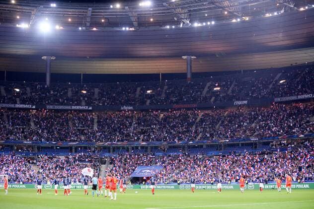 ILLUSTRATION - SUPPORTERS - TRIBUNES - DRAPEAUX FOOTBALL : France vs Andorre - Qualifications Euro 2020 - 10 09 2019 FEP Panoramic 