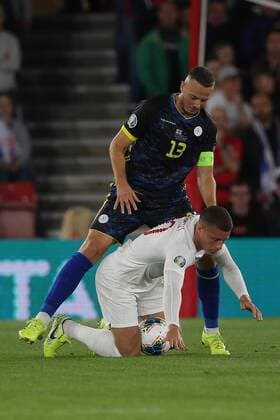 England v Kosovo UEFA EURO, EM, Europameisterschaft,Fussball 2020 Qualifiers Ross Barkley of England is fouled by Amir Rrahmani of Kosovo during the UEFA Euro 2020 Qualifiers match at the St Mary s Stadium, Southampton Content Not Available For UK Newspapers Copyright: xPaulxChestertonx FIL-13632-0050