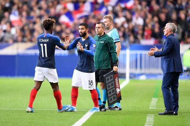 18 NABIL FEKIR (FRA) - REMPLACEMENT - FAIR PLAY FOOTBALL : France vs Andorre - Qualifications Euro 2020 - 10 09 2019 FEP Panoramic 