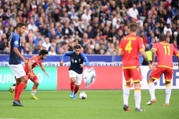 18 NABIL FEKIR (FRA) FOOTBALL : France vs Andorre - Qualifications Euro 2020 - 10 09 2019 FEP Panoramic 