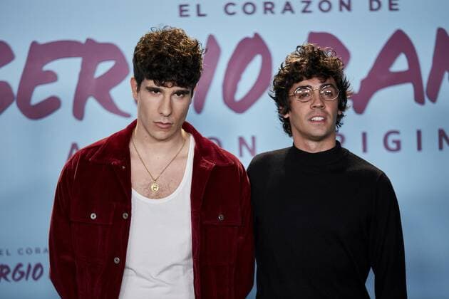 Javier Ambrossi and Javier Calvo attends to El Corazon De Sergio Ramos premiere at Reina Sofia Museum in Madrid, Spain. September 10, 2019.  (201909100072)
