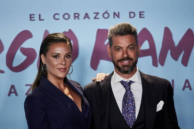 Rene Ramos and Vania Millan attends to El Corazon De Sergio Ramos premiere at Reina Sofia Museum in Madrid, Spain. September 10, 2019.  (201909100062)