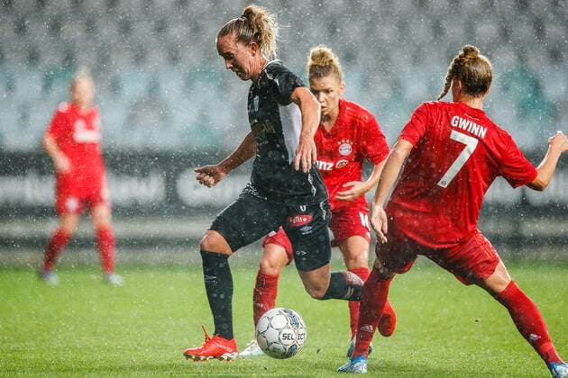 190911 Julia Roddar of Göteborg during the Champions League match between Kopparbergs Göteborg and Bayern Munich on September 11, 2019 in Gothenburg. Photo: Michael Erichsen BILDBYRAN Cop 89 kopparbergs göteborg göteborg bayern munich bayern münchen bbeng champions league womens dam football fotboll soccer Copyright: MICHAELxERICHSEN BB190911BB153