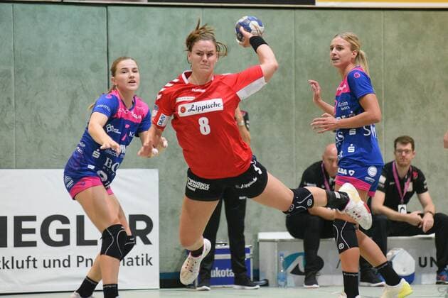 Tessa van Zijl (HSG Blomberg-Lippe 8) TusSies Metzingen, Handball, HBF, Ligaspiel, 11.09.2019, Foto:TBaur Eibner TusSies Metzingen vs. HSG Blomberg-Lippe Metzingen Copyright: xEIBNER TobiasxBaurx EP_TBR