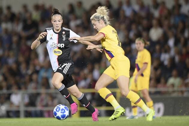 Photo LaPresse - Fabio Ferrari September 11, 2019 Alessandria ( Italy ) Women s Champions League - Juventus Women vs Futbol Club Barcelona - Round of 16 - roundtrip- Giuseppe Mocagatta Stadium of Alessandria. in the pic:Staskova  Copyright: xLaPresse FabioxFerrarix