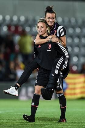 Db Alessandria 11 09 2019 - Champions League Femminile Juventus-Barcellona foto Daniele Buffa Image nella foto: Martina Rosucci-Barbara Bonansea 