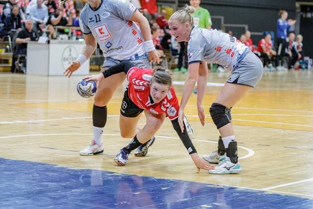 1. Frauen Handball Bundesliga, TSV Bayer 04 Leverkusen - Neckarsulmer SU, Leverkusen, 11.9.2019 Anna Seidel (TSV Bayer 04 Leverkusen), TSV Bayer 04 Leverkusen - Neckarsulmer SU am 11.9.2019 in der Ostermann Arena, Leverkusen Copyright: xBEAUTIFULxSPORTS MarcxJungex