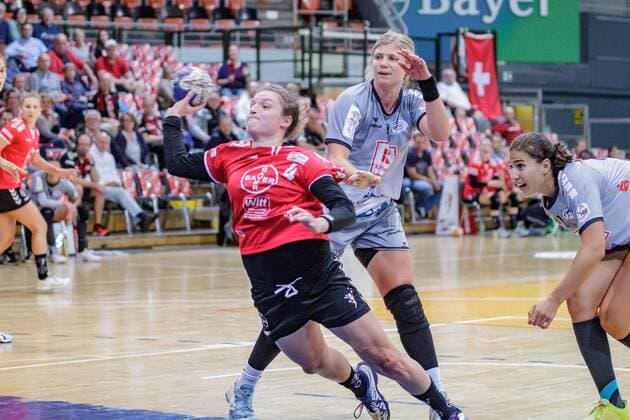 1. Frauen Handball Bundesliga, TSV Bayer 04 Leverkusen - Neckarsulmer SU, Leverkusen, 11.9.2019 Anna Seidel (TSV Bayer 04 Leverkusen), TSV Bayer 04 Leverkusen - Neckarsulmer SU am 11.9.2019 in der Ostermann Arena, Leverkusen Copyright: xBEAUTIFULxSPORTS MarcxJungex