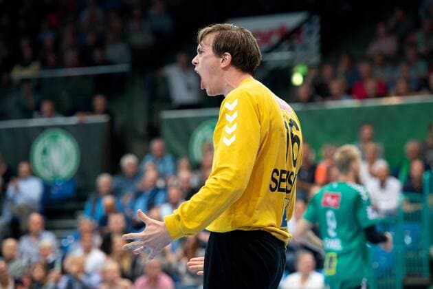 Minden, Deutschland 12.09.2019: 1. Handball-Bundesliga - 2019 2020 - GWD Minden vs. Die Eulen Ludwigshafen Malte Semisch (Minden) Minden Nordrhein-Westfalen Deutschland Kampa Halle