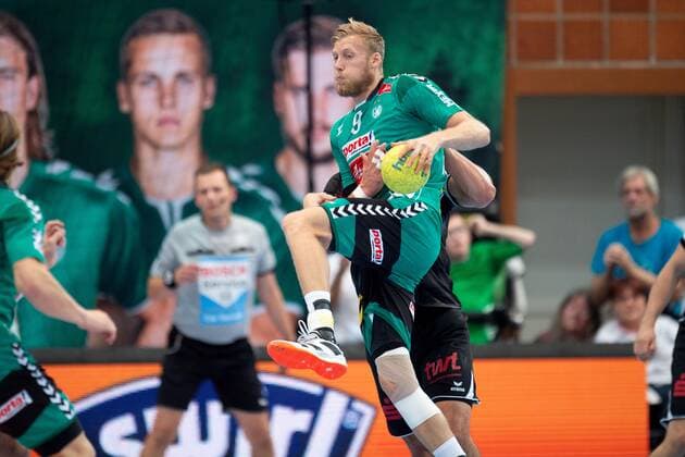Minden, Deutschland 12.09.2019: 1. Handball-Bundesliga - 2019 2020 - GWD Minden vs. Die Eulen Ludwigshafen Christoffer Rambo (Minden) Minden Nordrhein-Westfalen Deutschland Kampa Halle