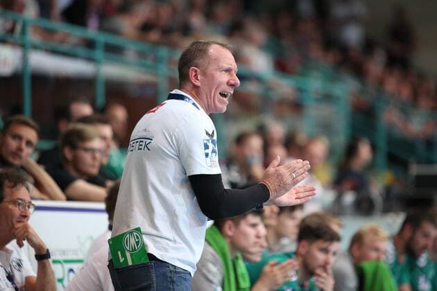 Frank Carstens (Trainer TSV GWD Minden) GER, Handball, 1. Bundesliga, TSV GWD Minden gegen Die Eulen Ludwigshafen, 12.09.2019 Minden Copyright: xEIBNER JanxStrohdiekx EP_JSK