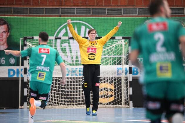 Malte Semisch (TSV GWD Minden 16) GER, Handball, 1. Bundesliga, TSV GWD Minden gegen Die Eulen Ludwigshafen, 12.09.2019 Minden Copyright: xEIBNER JanxStrohdiekx EP_JSK