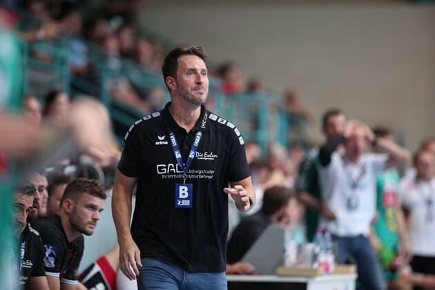 Ben Matschke (Trainer Die Eulen Ludwigshafen) GER, Handball, 1. Bundesliga, TSV GWD Minden gegen Die Eulen Ludwigshafen, 12.09.2019 Minden Copyright: xEIBNER JanxStrohdiekx EP_JSK