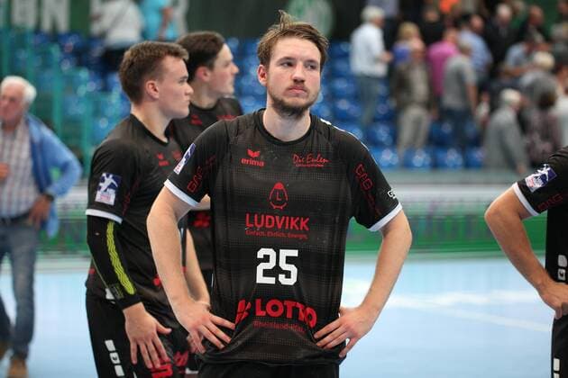 Dominik Mappes (Die Eulen Ludwigshafen 25) GER, Handball, 1. Bundesliga, TSV GWD Minden gegen Die Eulen Ludwigshafen, 12.09.2019 Minden Copyright: xEIBNER JanxStrohdiekx EP_JSK