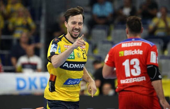 Handball, 1. Bundesliga: Rhein-Neckar-Löwen - HBW Balingen-Weilstetten, 5. Spieltag am 12.09.2019, Saison 2019 20, ZmdZ, Patrick Groetzki (24, Rhein Neckar Löwen) beim Torjubel, Rhein-Neckar-Löwen - HBW Balingen-Weilstetten