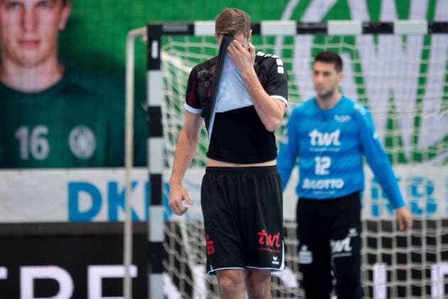Minden, Deutschland 12.09.2019: 1. Handball-Bundesliga - 2019 2020 - GWD Minden vs. Die Eulen Ludwigshafen Gunnar Dietrich (Ludwigshafen) Minden Nordrhein-Westfalen Deutschland Kampa Halle