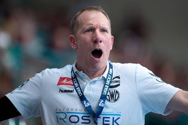 Minden, Deutschland 12.09.2019: 1. Handball-Bundesliga - 2019 2020 - GWD Minden vs. Die Eulen Ludwigshafen Frank Carstens (Trainer Minden) Minden Nordrhein-Westfalen Deutschland Kampa Halle