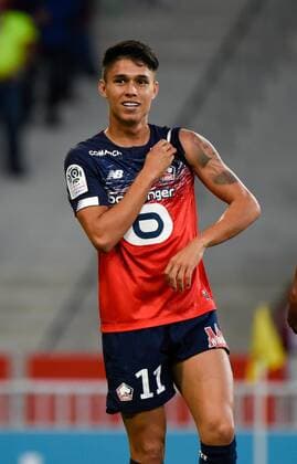 Fußball, OSC Lille - SCO Angers Joie de Luiz Araujo ( LOSC ) FOOTBALL : Lille OSC vs Angers SCO - Ligue 1 - Lille - 13 09 2019 FedericoPestellini Panoramic 