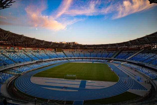 13th September 2019, San Paolo Stadium Fuorigrotta, Naples, Italy; The San Paolo Stadium is opened to the public for the first time after major renovations to the stadium - Editorial Use Only.  ActionPlus12166869 AlessandroxGarofalo