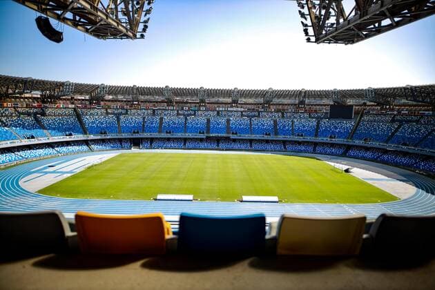 13th September 2019, San Paolo Stadium Fuorigrotta, Naples, Italy; The San Paolo Stadium is opened to the public for the first time after major renovations to the stadium - Editorial Use Only.  ActionPlus12166871 AlessandroxGarofalo