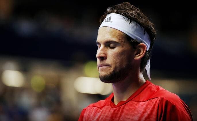 TENNIS - Davis Cup, FIN vs AUT ESPOO,FINLAND,14.SEP.19 - TENNIS - ITF Davis Cup, first round, Finland vs Austria. Image shows Dominic Thiem (AUT). GEPAxpictures xMatthiasxHauer