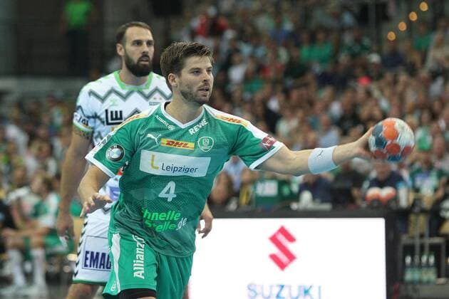 SC DHfK Leipzig vs. FA Goeppingen, Liqui Moly HBL, 15.09.19 Handball, 1. Bundesliga, Saison 2019 2020, 5. Spieltag: SC DHfK Leipzig vs. FRISCH AUF Goeppingen am 15.09.19 in der Arena Leipzig. Im Bild: Patrick WIESMACH ( 4, SC DHfK Leipzig) Copyright: xBEAUTIFULxSPORTS JanxKaeferx