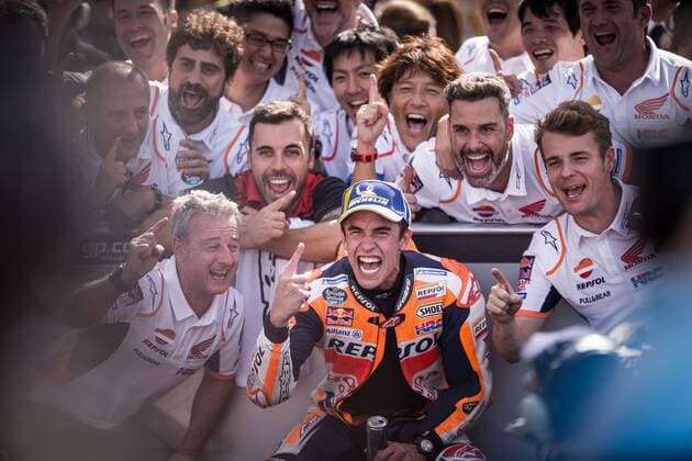 Bilder des Jahres 2019, Sport 09 September Sport Themen der Woche KW37 Sport Bilder des Tages MARC MARQUEZ - SPANISH - REPSOL HONDA TEAM - HONDA MOTOGP : San Marin Grand Prix - 15 09 2019 VINCENTGUIGNET PANORAMIC 