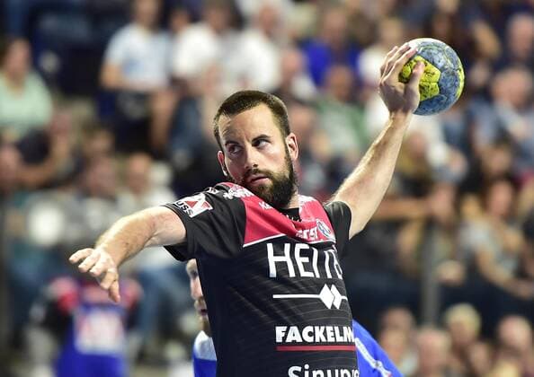 15.09.2019 - Handball - 1. Bundesliga DKB HBL - Saison 2019 2020 - 05. Spieltag: HC Erlangen Metropolregion Nürnberg HCE - TBV Lemgo Lippe - OGo - Florian von Gruchalla (36, HC Erlangen HCE )