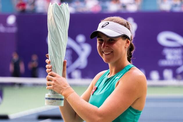 NANCHANG, CHINA - SEPTEMBER 15: Rebecca Peterson of Sweden poses with the trophy after winning the women s singles final match against Elena Rybakina of Kazakhstan during 2019 WTA, Tennis Damen Jiangxi Open at Nanchang International Sports Center on September 15, 2019 in Nanchang, Jiangxi Province of China.  Copyright: xVCGx CFP111249289188 