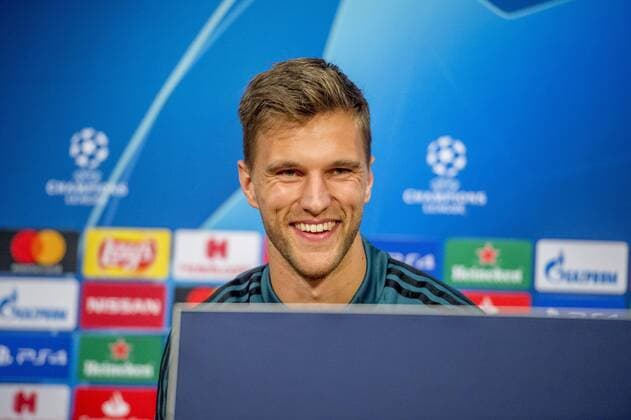 16-09-2019 VOETBAL: TRAINING EN PERSCONFERENTIE AJAX: AMSTERDAM Joel Veltman (Ajax) Foto: SCS Michel Utrecht xVIxVIxImagesx xSoenarxChamidxsportfotografiexIVx 202104619