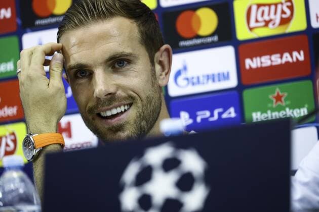 16th September 2019; San Paolo Stadium, Naples, Italy; press conference, PK, Pressekonferenz Liverpool ; Jordan Henderson of Liverpool  ActionPlus12167910 AlessandroxGarofalo